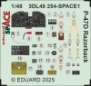 Eduard 3DL48254 P-47D Razorback SPACE MINIART 1/48